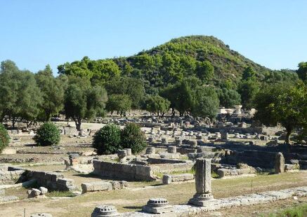 The ancient site of Olympia.