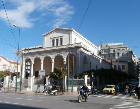 The Catholic Church of Agios Dionyssios.