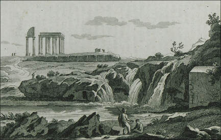 The ancient spring of Kallirrhóē by Simone Pomardi, 1820.