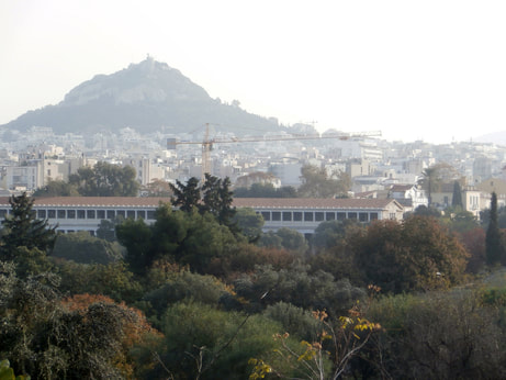 The Stoa of Attalus as seen from Thisseion.