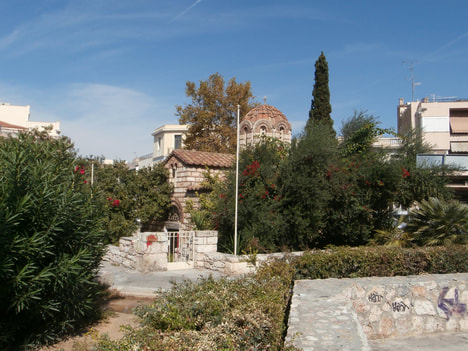 The church of Agioi Assomatoi, Athens