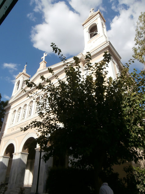 The church of Agia Eirini, Athens.
