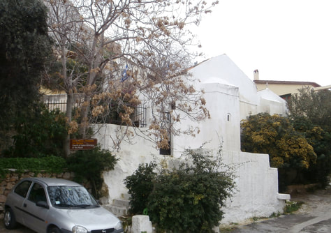 The church of Agios Georgios of the Rock.
