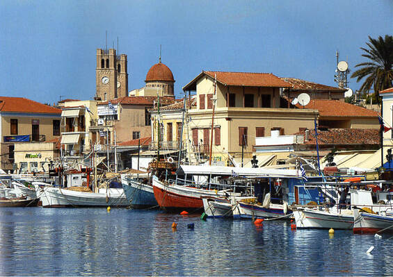 The port of the island of Aegina.