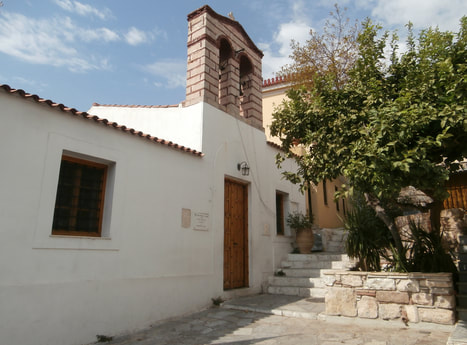 The church of Agios Demetrios, Plaka.