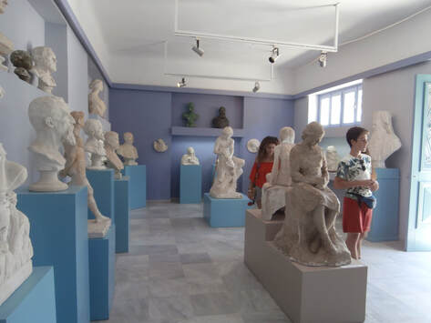 Yannoulis Halepas Museum. Exhibition area.