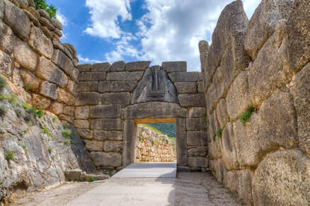 The Lions' Gate, at Mycenae.