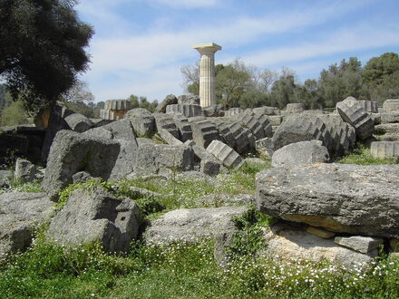 The ancient site of Olympia.