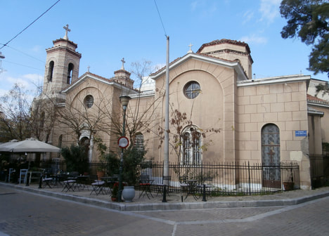 The church of Agioi Anargyroi, Psyri.