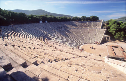 The ancient theater of Epidavros.