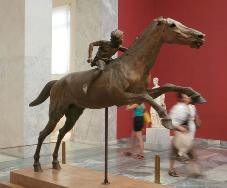 The Rider from Delphi, National Archaeological Museum, Athens.