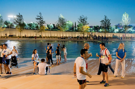 Activities at the Stavros Niarchos Park.
