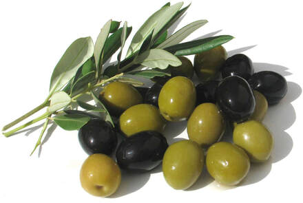 Mixed Greek olives.